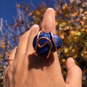 Lapis Lazuli & Copper Ring